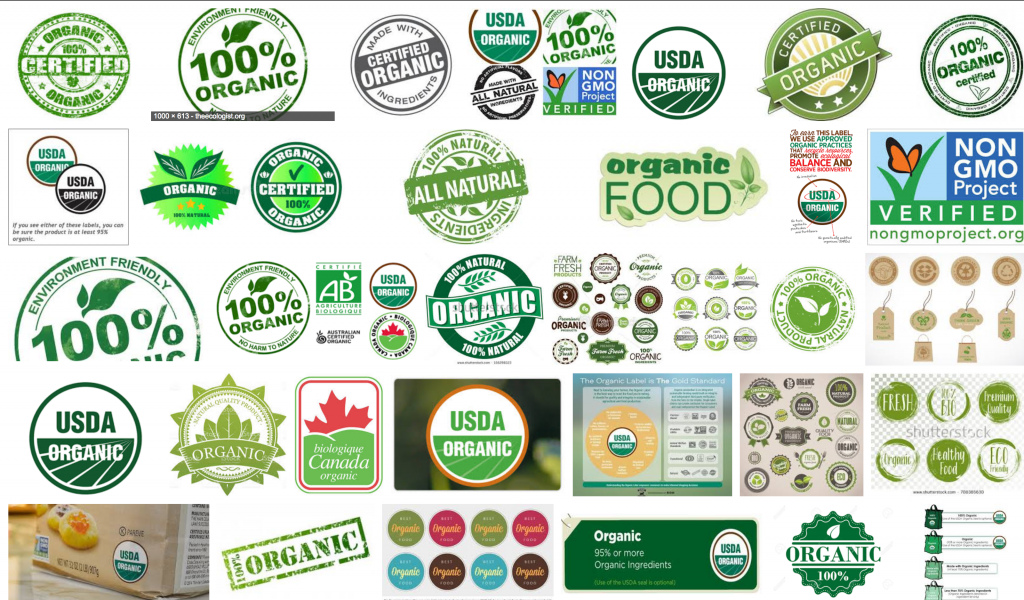 Organic Labels high welfare lamb meat