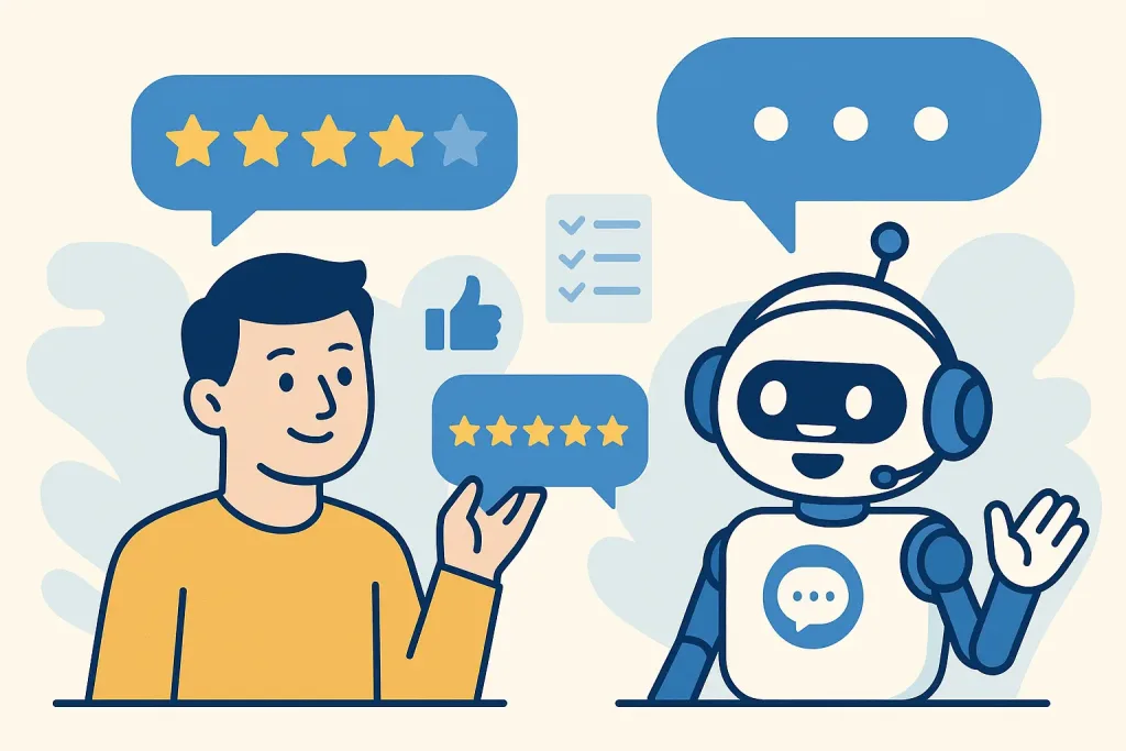 customer feedback through chatbot