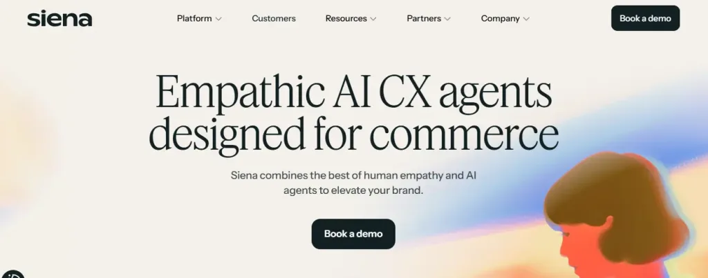 Siena AI is mainly a conversational support platform with generative AI