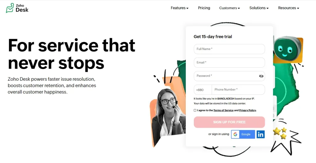 Zoho Desk