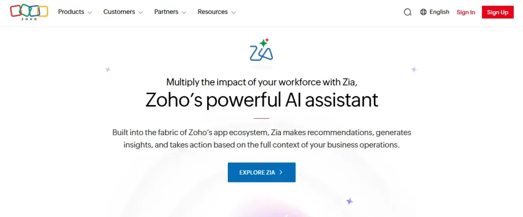 Zoho SalesIQ: Best for Teams in the Zoho suite, needing affordable chat with visitor tracking