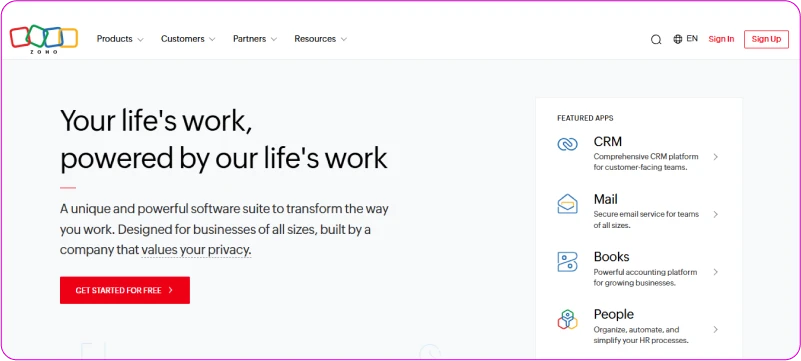 zoho desk
